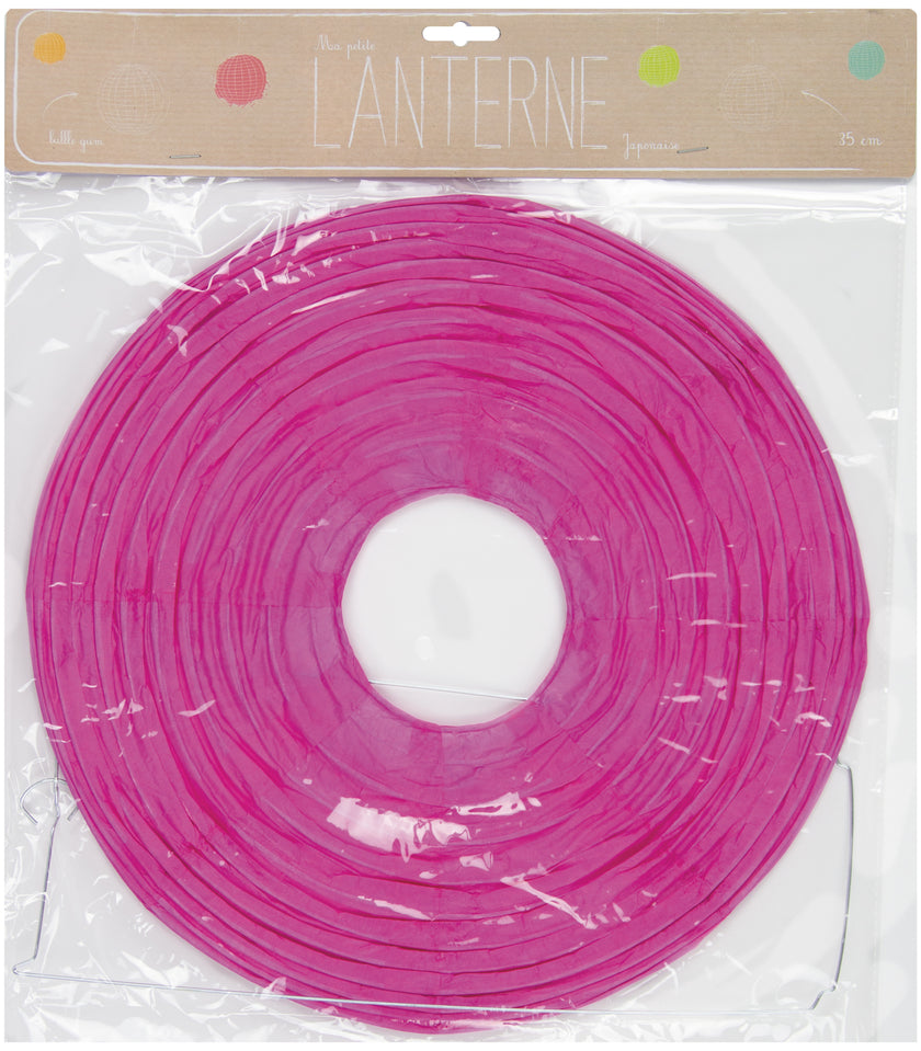 LANTERNE JAPONAISE 35CM BUBBLE GUM