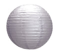 LANTERNE JAPONAISE 35CM ARGENT