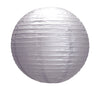 LANTERNE JAPONAISE 35CM ARGENT