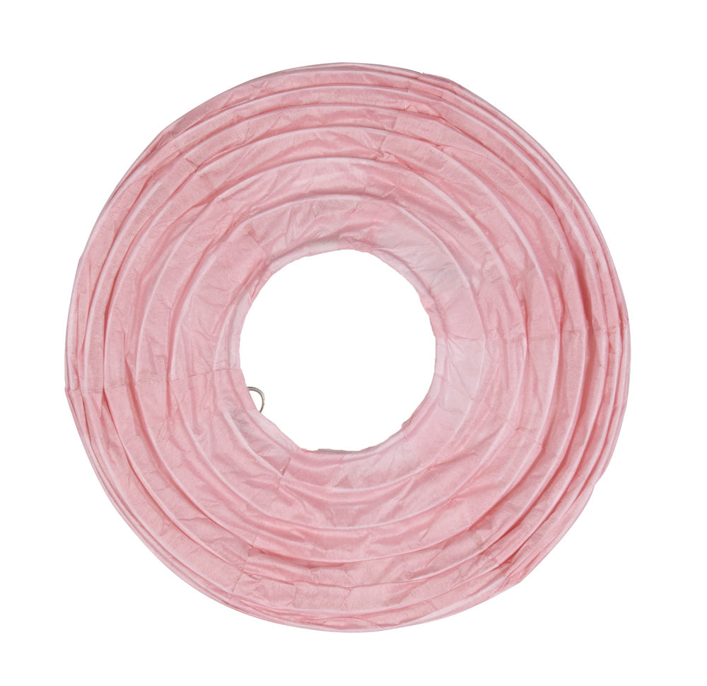 LANTERNE JAPONAISE 15CM ROSE DRAGEE
