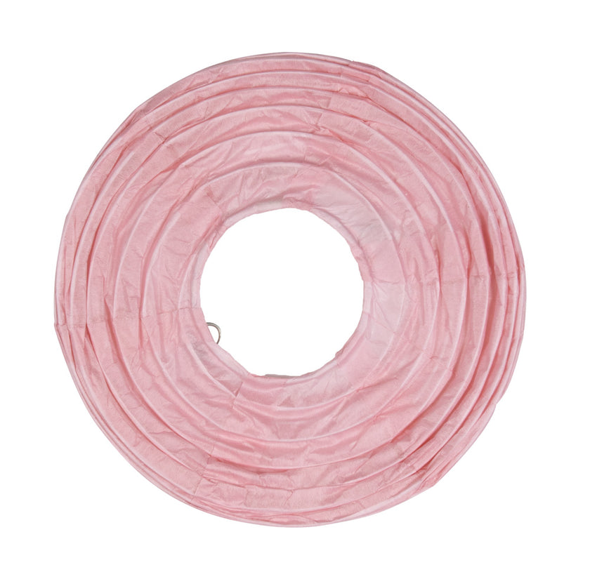 LANTERNE JAPONAISE 15CM ROSE DRAGEE