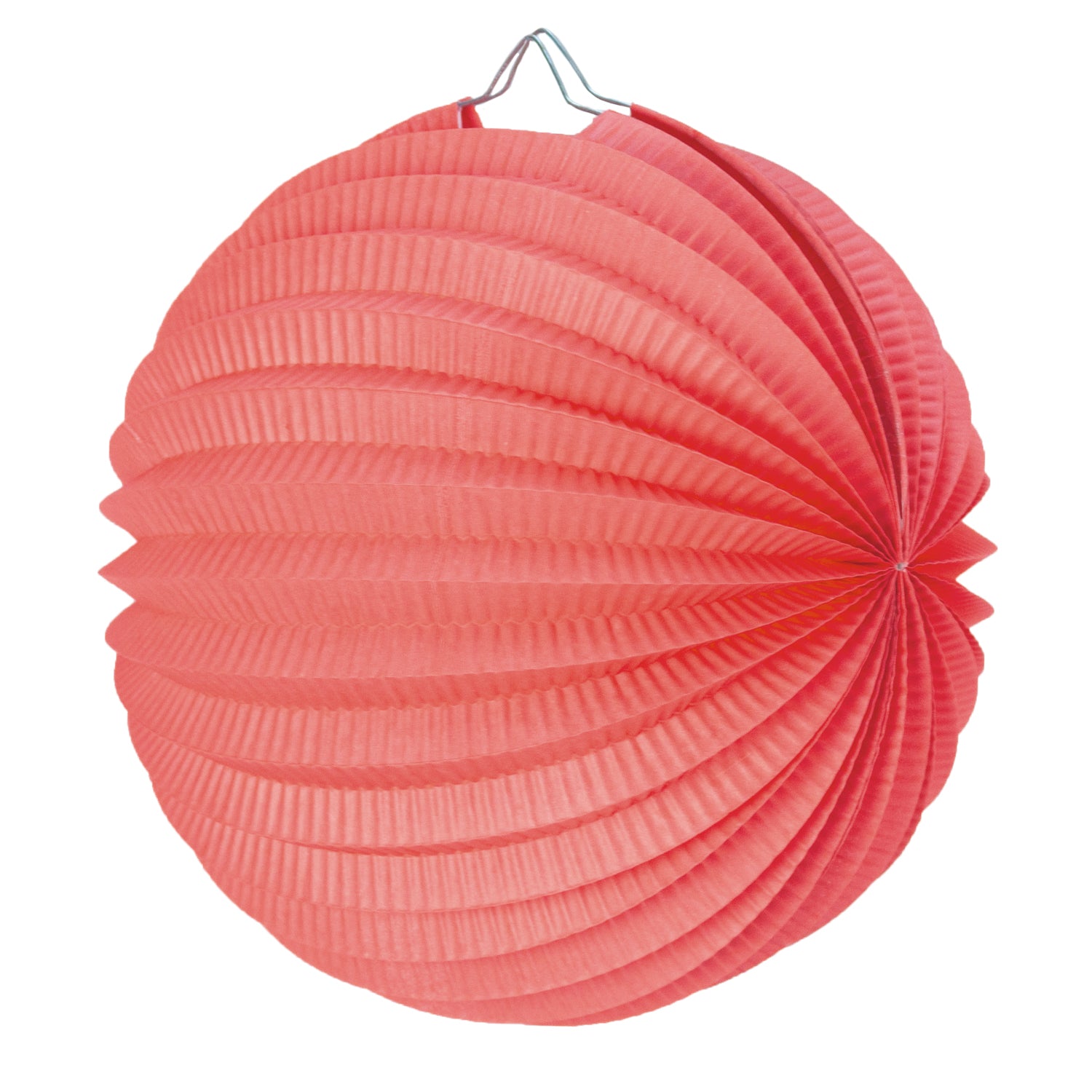 LAMPION ROND CORAIL 20 CM