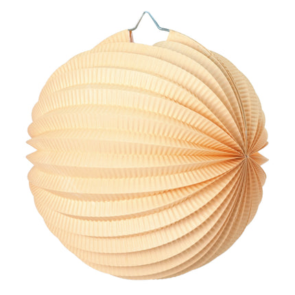 LAMPION ROND CREAMY 20 CM