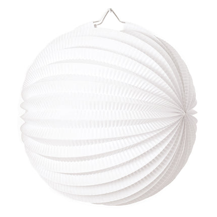 LAMPION ROND BLANC 30 CM