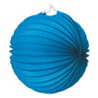 LAMPION ROND BLEU CANARD 30 CM