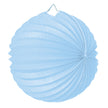 LAMPION ROND BLEU TENDRE 30 CM