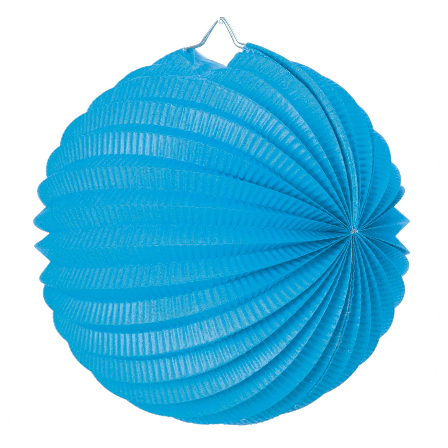 LAMPION ROND BLEU GLACIER 30 CM