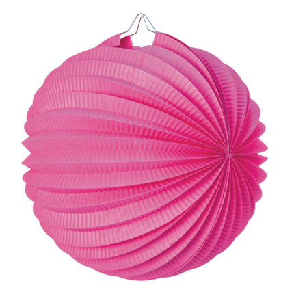 LAMPION ROND BUBBLE GUM 30 CM