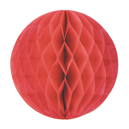 BOULE ALVEOLEE 12CM CORAIL