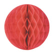 BOULE ALVEOLEE 30CM CORAIL