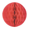 BOULE ALVEOLEE 30CM CORAIL