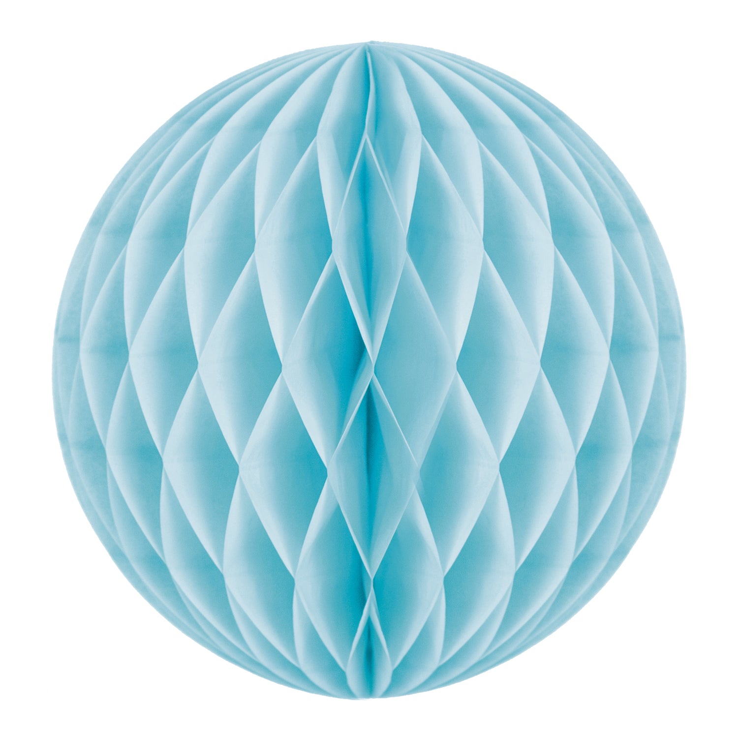 BOULE ALVÉOLÉE 30CM BLEU DRAGEE