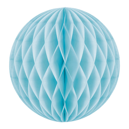 BOULE ALVÉOLÉE 30CM BLEU DRAGEE