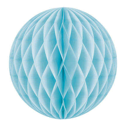 BOULE ALVÉOLÉE 20CM BLEU DRAGEE