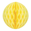 BOULE ALVÉOLÉE 12CM JAUNE