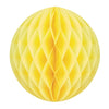 BOULE ALVÉOLÉE 12CM JAUNE