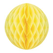 BOULE ALVÉOLÉE 30CM JAUNE