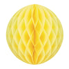 BOULE ALVÉOLÉE 30CM JAUNE