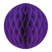 BOULE ALVÉOLÉE 30CM VIOLETTE