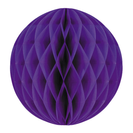 BOULE ALVÉOLÉE 12CM VIOLET