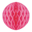 BOULE ALVÉOLÉE 30CM NEON ROSE
