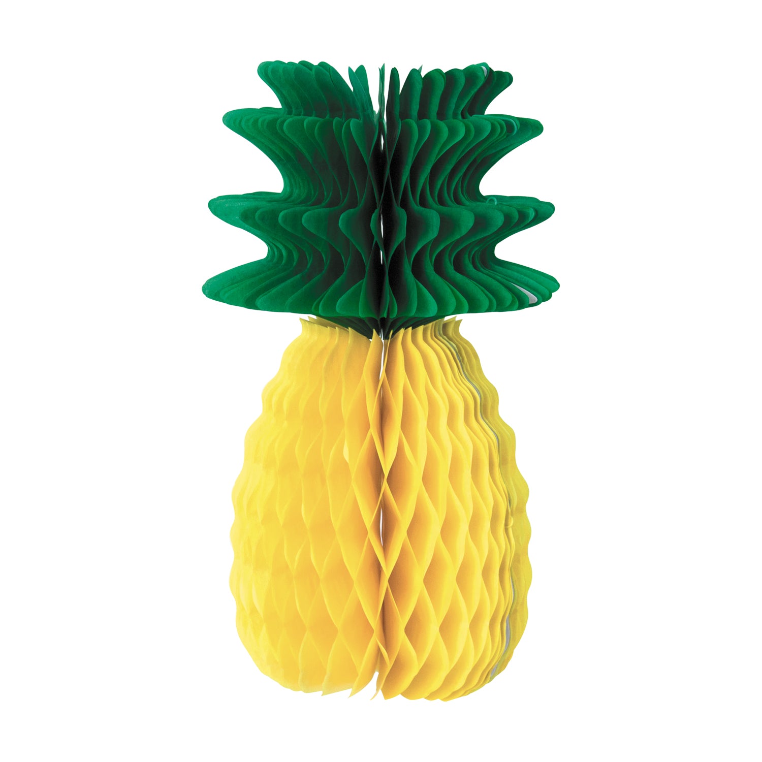 ANANAS ALVÉOLÉ JAUNE ET VERT 31CM