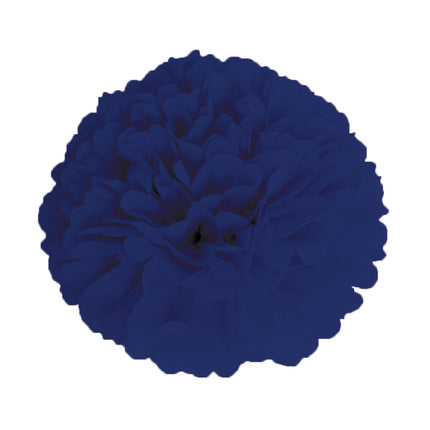 POMPON SATIN 40CM BLEU NUIT