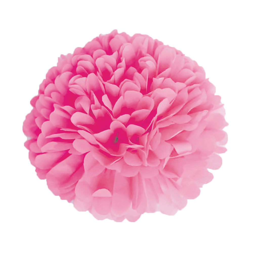 POMPON SATIN 40CM BUBBLE GUM