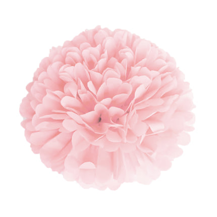 POMPON SATIN 40CM ROSE VINTAGE