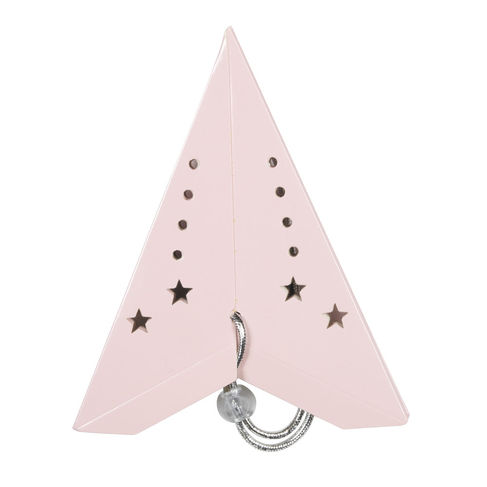LANTERNE ÉTOILE 30CM ROSE PASTEL