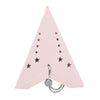 LANTERNE ÉTOILE 30CM ROSE PASTEL