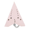 LANTERNE ÉTOILE 30CM ROSE PASTEL