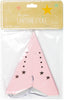 LANTERNE ÉTOILE 30CM ROSE PASTEL