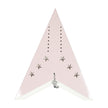 LANTERNE ÉTOILE 60CM ROSE PASTEL