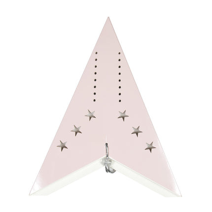 LANTERNE ÉTOILE 60CM ROSE PASTEL