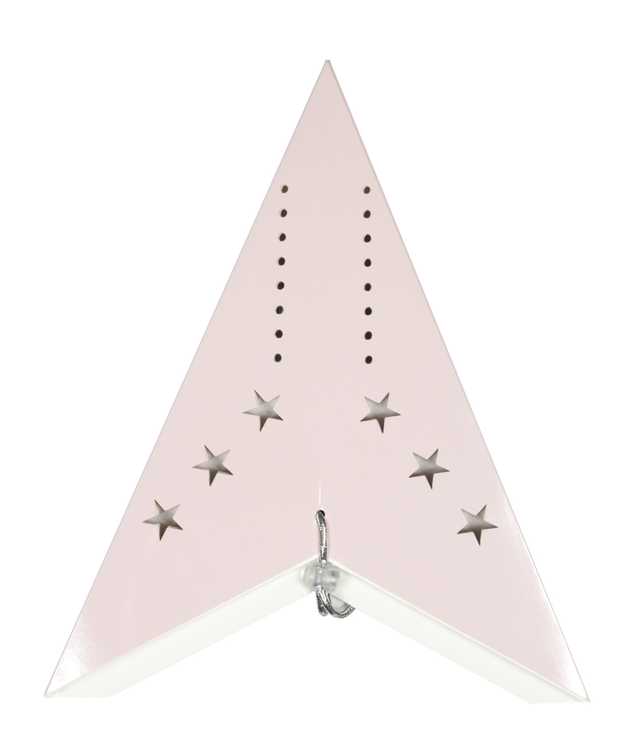 LANTERNE ÉTOILE 60CM ROSE PASTEL