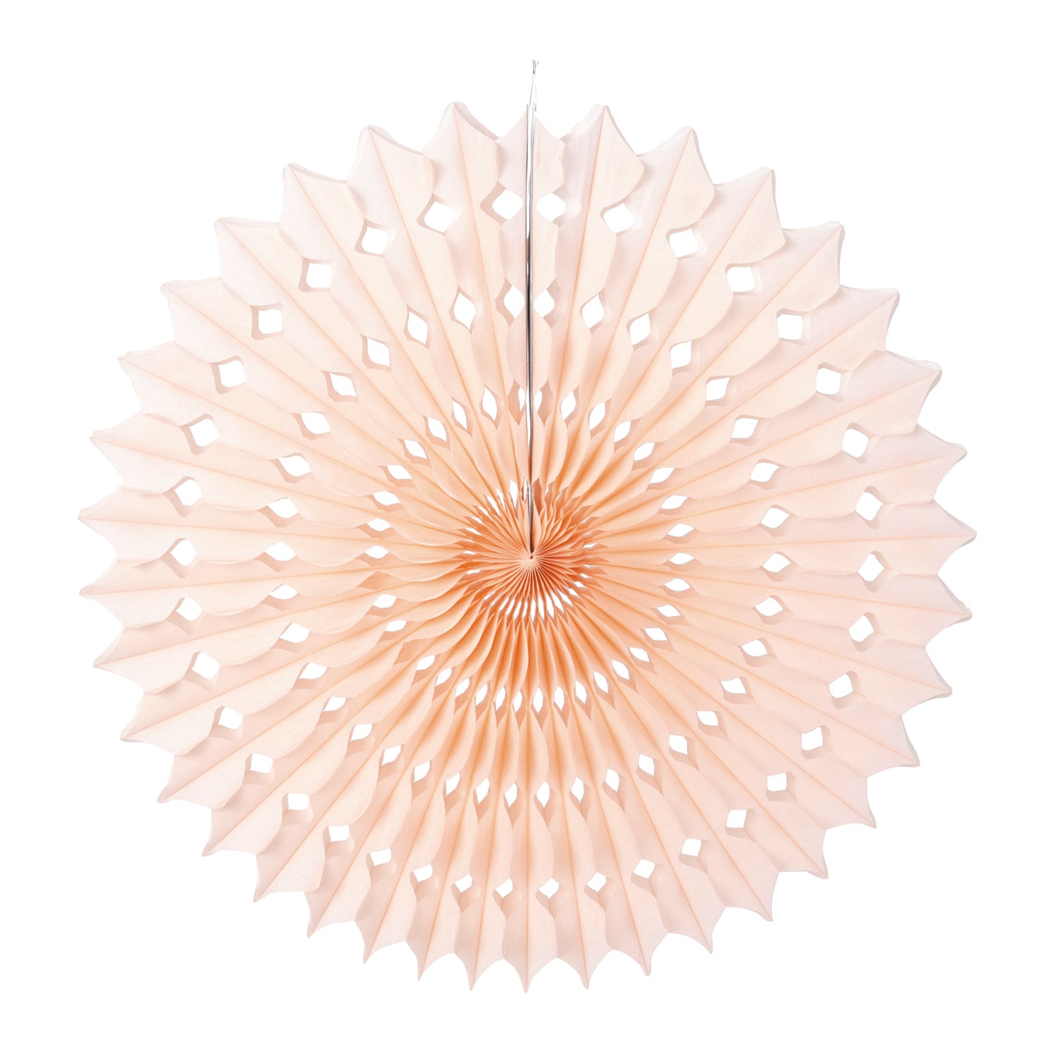 ÉVENTAIL ROSE VINTAGE 53 CM