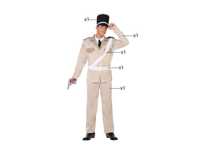 déguisement de gendarme saint tropez 5pcs homme taille xl