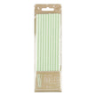 SET 10 PAILLES CHEVRONS VERT PASTEL