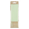 SET 10 PAILLES CHEVRONS VERT PASTEL