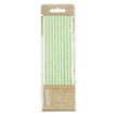 SET 10 PAILLES RETRO VERT PASTEL