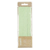 SET 10 PAILLES RETRO VERT PASTEL