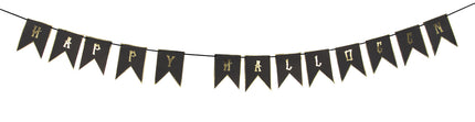 GUIRLANDE MINI FANION HAPPY HALLOWEEN 2M