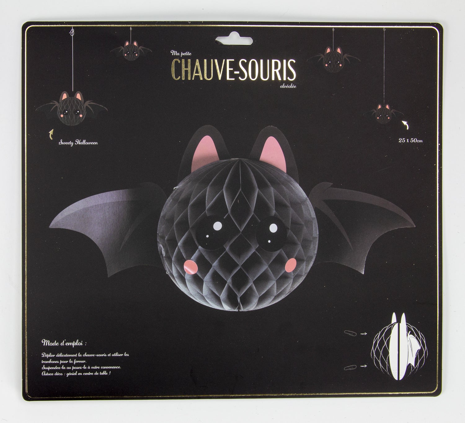 CHAUVE SOURIS ALVEOLEE SWEETY HALLOWEEN