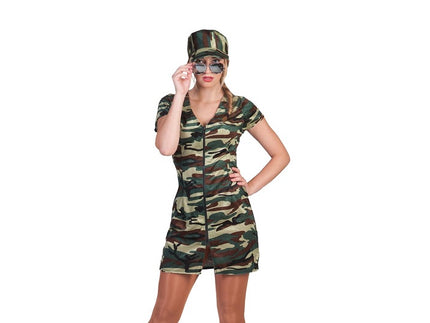 déguisement femme militaire 2pcs taille s/m