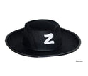 chapeau zorro feutrine enfant