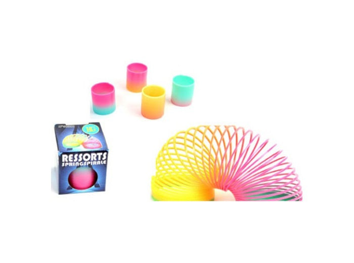 ressort spirale arc en ciel 3.6cm