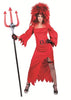 déguisement diable rouge femme taille s/m