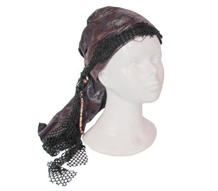 bandana pirate imitation cuir