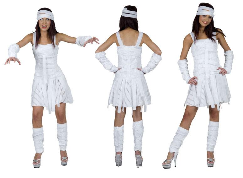 déguisement de momie blanc femme taille s/m